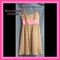 【USA製】Betsey Johnson 花刺繍ドレス・ワンピース リメイクのサムネイル