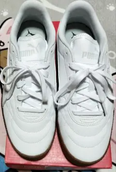 値下げ。PUMA　CLUB ZONE ホワイト　26.5cm 新品未使用のサムネイル