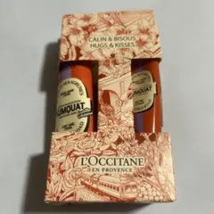 ロクシタン　ハンドクリーム＆リップバーム カムクアット　スノーシア　ハグ＆キス