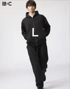 UNIQLO Cスウェットワイドパンツ　Ｌ