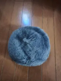 Bronte　ベレー帽　ファー風ベレー帽　 毛80％　アンゴラ20%