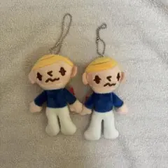 ガチャガチャ グルーミー ぬいぐるみマスコット ストラップ付き 二体セット