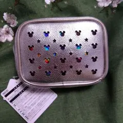 ★本日限定値下げ★ディズニーリゾート★ミッキー　ポーチ　シルバー