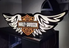 Harley-Davidson ネオン看板 翼付きのサムネイル