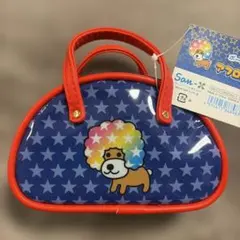 アフロ犬 ポーチ あのころのともだち ミニボストンバッグ　平成レトロ
