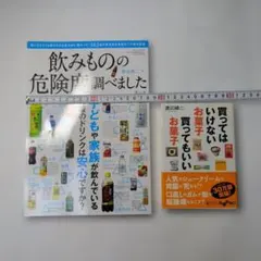 飲みものの危険度調べました 渡辺雄二 関連書籍　二冊セット