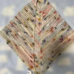 ハンドメイド、三角ショール