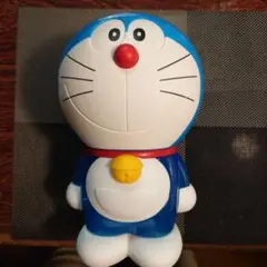 5040) 　ドラえもん 貯金箱 青