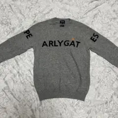 PEARLYGAT パーリーゲイツ グレー クルーネックセーター