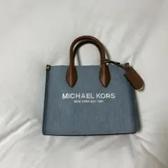 MICHAEL KORS デニムブルー ハンドバッグ