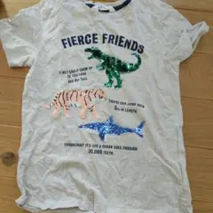 H&M スパンコール Tシャツ 140cm
