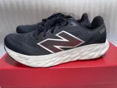 New Balance 880 ブラック/レッド 28.0cm 2E