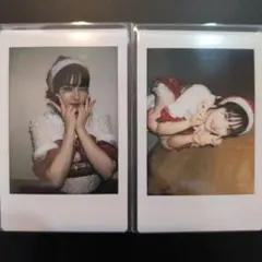 D*n様 鎮西寿々歌 サンタ衣装 チェキ 2枚セット