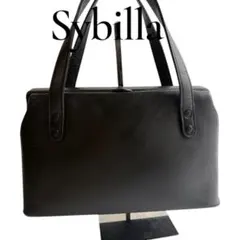 良品✨Sybilla シビラ　黒 レザーハンドバッグのサムネイル