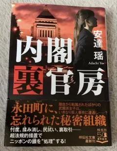 【文庫 美品】内閣裏官房／安達 瑶 著