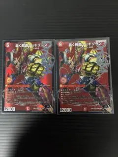 デュエルマスターズ　　　25RP3 轟く邪道　レッドゾーン　　二枚セット