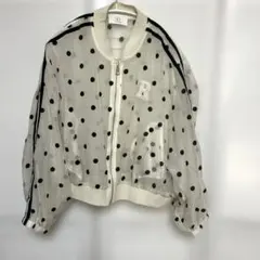 4PM PRIVATE CUSTOMIZATION ドット柄 シアーブルゾン