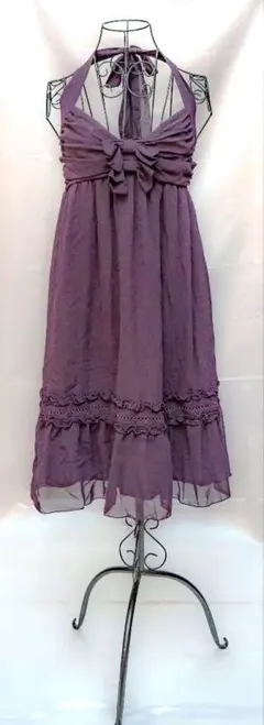 レストローズ　ワンピース　新品　タグ無し　パープル