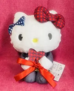 ハローキティ ぬいぐるみ リボン付き