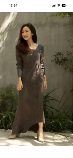 styling ニットワンピース