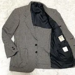 Cashmere テーラードジャケット 千鳥格子