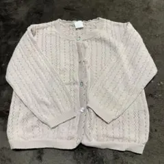 薄いピンクのカーディガン 100cm