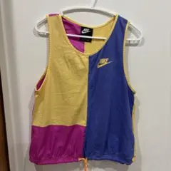 Nike タンクトップ M イエロー/ブルー/ピンク　140