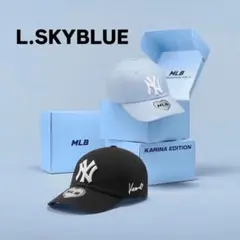 カリナ MLBシグネチャーアンストラクチャーボールキャップ NY スカイ