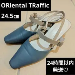 ORiental TRaffic ストラップパンプス ブルー ベージュのサムネイル