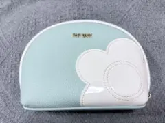 MARY QUANTシュリンクデイジーパッチ ラウンドポーチLミントグリーン