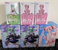 初音ミク Figrizumα ぬーどるストッパー フィギュア6点セット