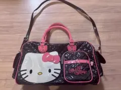 ハローキティ エナメル　ボストンバッグ ハローキティ エナメル ミニボストン キルティングブラック 1個 - Weee!