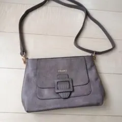 ひ*り様 早いもの勝ちＦIRANO グレー ショルダーバッグ