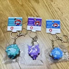 サンリオ　ミャクミャク　推しカラー　ハンギョドン、クロミ、シナモロール