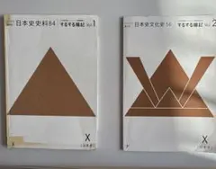 ベネッセ　するする暗記　「日本史史料84」　「日本史文化史56」　2冊セット