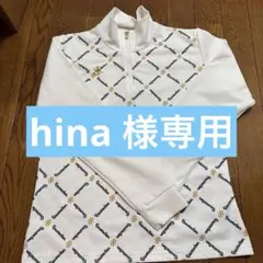 レザレクション ゴルフ ウェア ハーフジップ 長袖シャツ パープル ロゴ