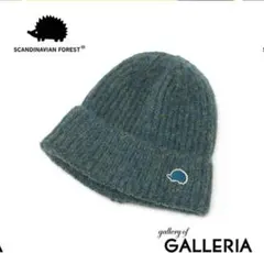 スカンジナビアンフォレスト ニット帽 レディース グリーン 帽子 ビーニー