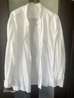 UNIQLO リネン ホワイトシャツ Lサイズ