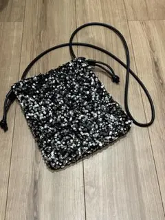 LOUNIE ショルダーバッグ 黒