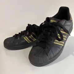 アディダス スーパースター ブラック/ゴールド 23.5㎝ adidas Originals Superstar 2 