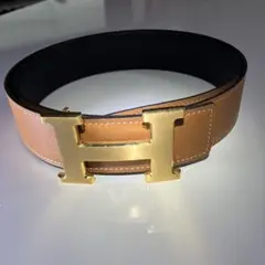 HERMES エルメス Hベルト Hバックル リバーシブル ボックスカーフ ト…