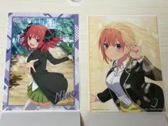 五等分の花嫁 クリアポスターコレクション 一花 二乃