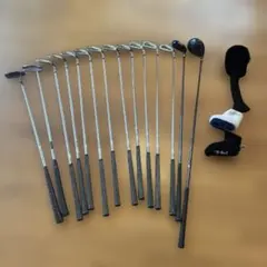 ゴルフバック＆ゴルフゼクシオアイアンクラブ他14本セット