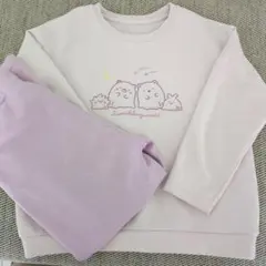 すみっコぐらし パジャマセット120cm ユニクロ ルームウェア