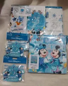 【匿名配送】ディズニーシー　25周年グッズ　4点セット