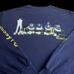 “Football Club” old stussy プリント ロンT 00s