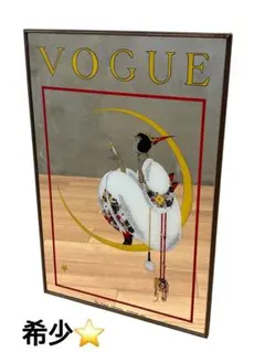 VOGUE ヴォーグ パブミラー 壁掛け 鏡 VOGUE・ヴォーグ・パブミラー・ヴィンテージ・鏡・No.210124-28・梱包