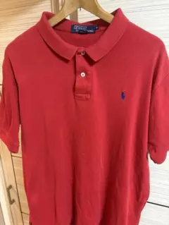 Polo by Ralph Lauren 赤 ポロシャツ カスタムフィット - メルカリ