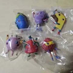 ナンジャモンジャ カプセルフィギュアキーホルダー シロ ガチャ コンプリート