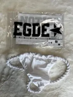 激レア❗️ EGDE 新品未使用 現代式黒猫褌 ホワイト S-M 下着 ふんどし